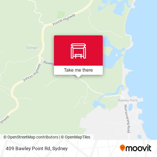 409 Bawley Point Rd map
