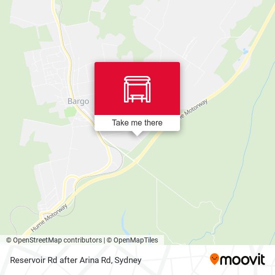 Reservoir Rd after Arina Rd map