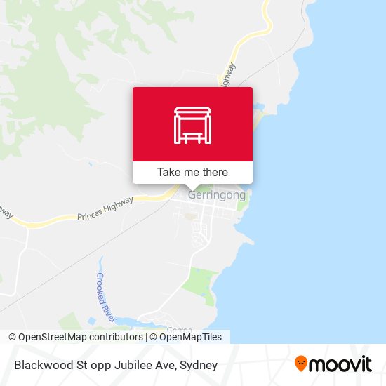 Blackwood St opp Jubilee Ave map