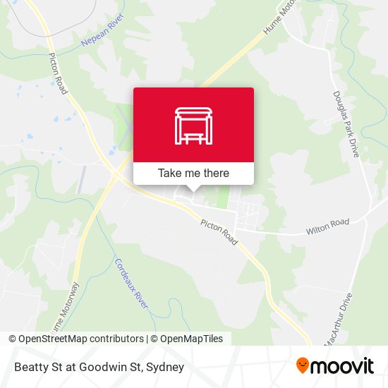 Beatty St at Goodwin St map