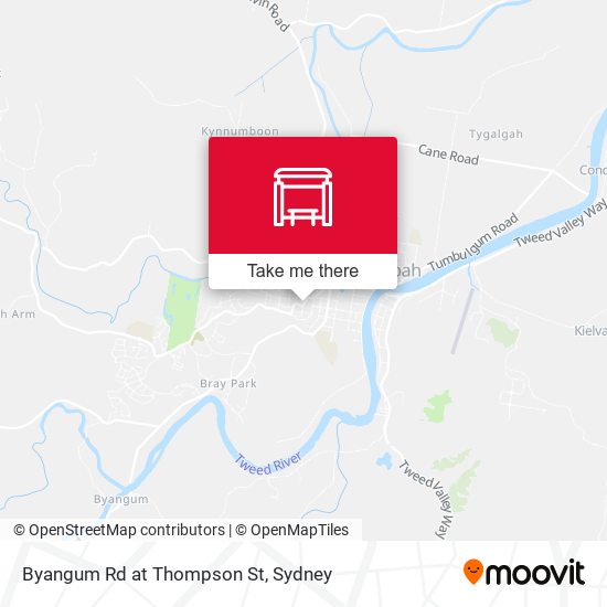 Byangum Rd at Thompson St map