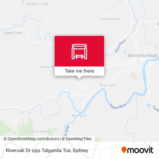 Riveroak Dr opp Talganda Tce map