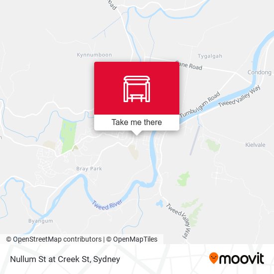 Nullum St at Creek St map