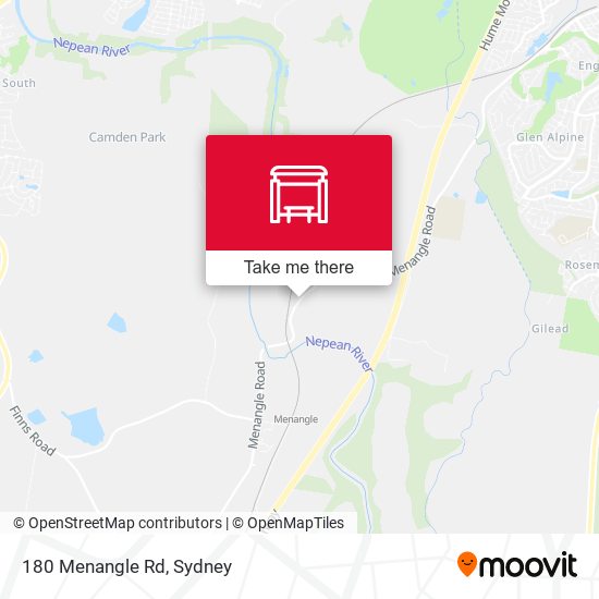 180 Menangle Rd map