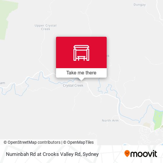 Numinbah Rd at Crooks Valley Rd map