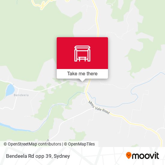 Bendeela Rd opp 39 map