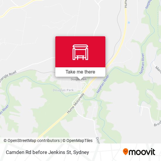 Camden Rd before Jenkins St map