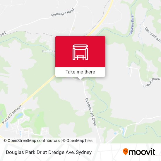 Douglas Park Dr at Dredge Ave map