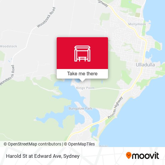 Harold St at Edward Ave map
