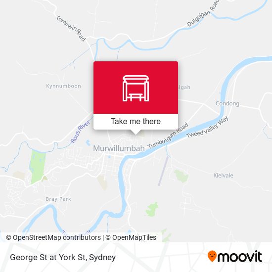 George St at York St map
