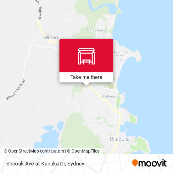 Sheoak Ave at Kanuka Dr map