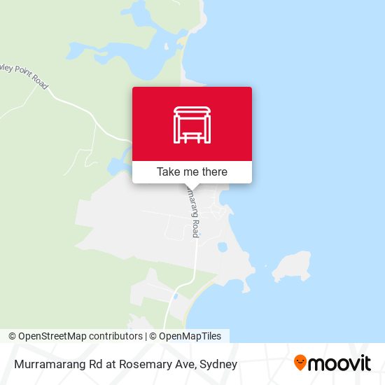 Murramarang Rd at Rosemary Ave map