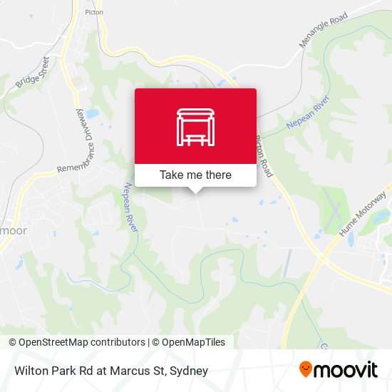 Wilton Park Rd at Marcus St map