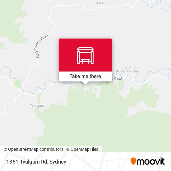 1361 Tyalgum Rd map