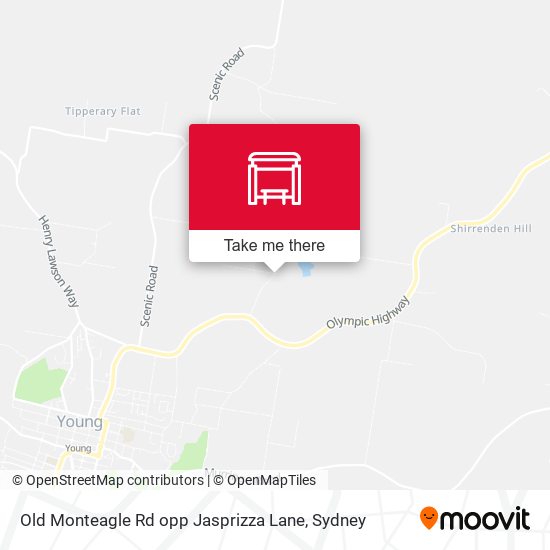 Old Monteagle Rd opp Jasprizza Lane map