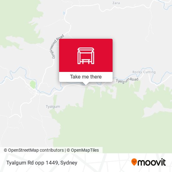 Tyalgum Rd opp 1449 map