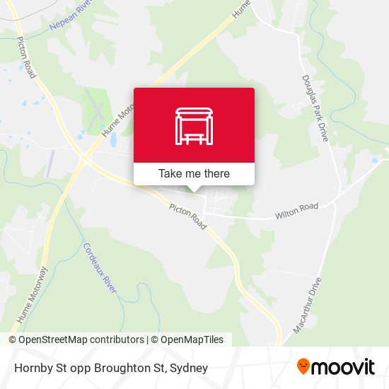 Hornby St opp Broughton St map