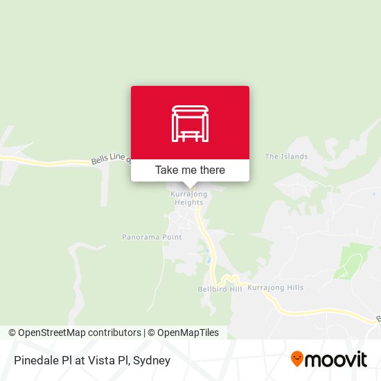 Pinedale Pl at Vista Pl map