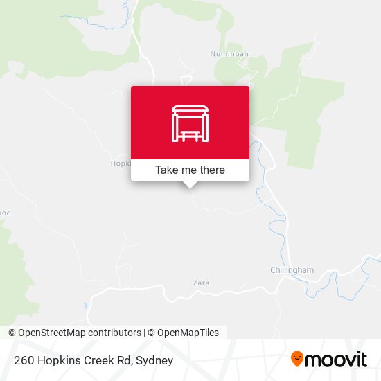 260 Hopkins Creek Rd map