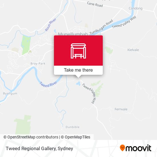 Tweed Regional Gallery map