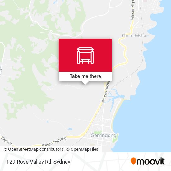 129 Rose Valley Rd map
