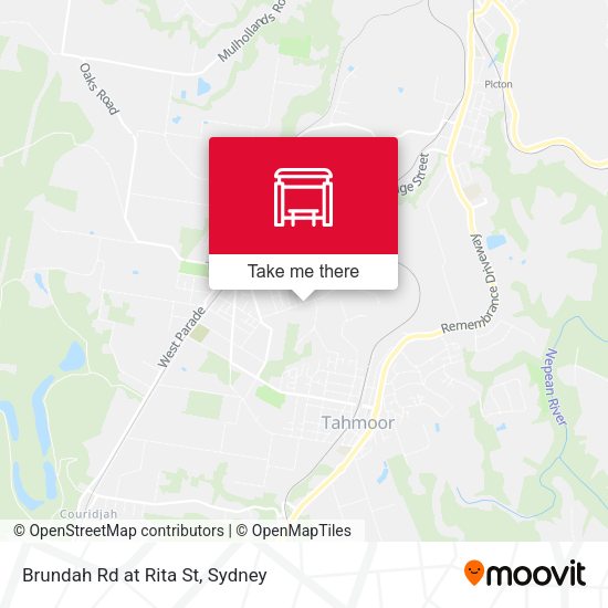 Brundah Rd at Rita St map