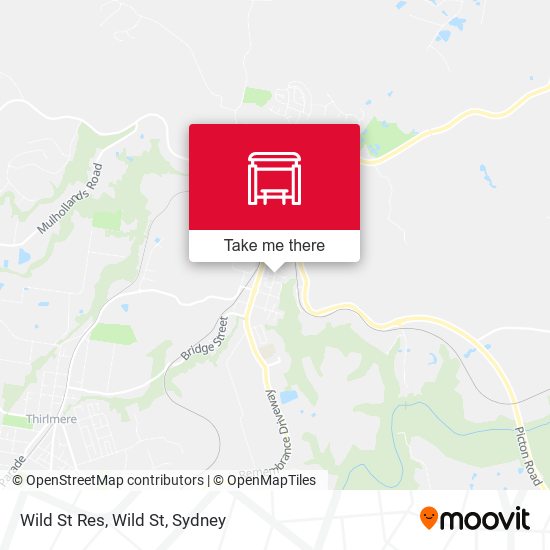 Wild St Res, Wild St map