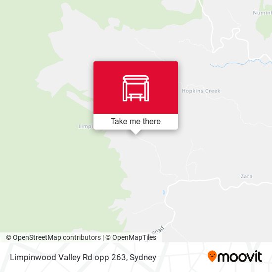 Limpinwood Valley Rd opp 263 map