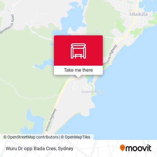 Wuru Dr opp Bada Cres map