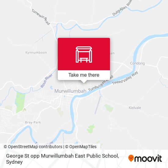 George St opp Murwillumbah East Public School map