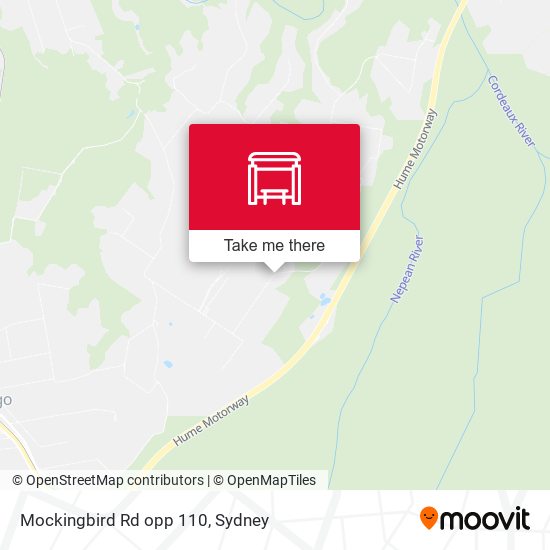 Mockingbird Rd opp 110 map