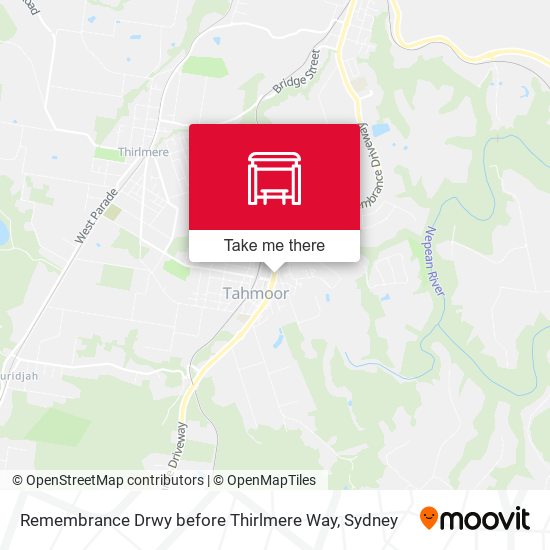 Remembrance Drwy before Thirlmere Way map