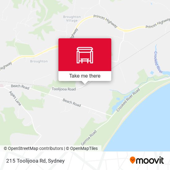 215 Toolijooa Rd map