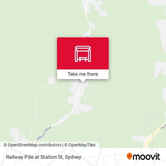 Railway Pde at Station St map