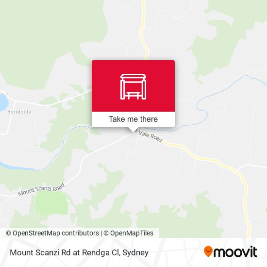 Mount Scanzi Rd at Rendga Cl map