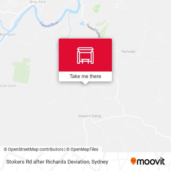 Stokers Rd after Richards Deviation map