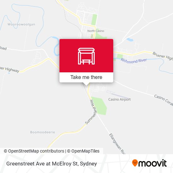 Greenstreet Ave at McElroy St map