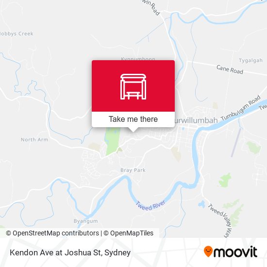 Kendon Ave at Joshua St map