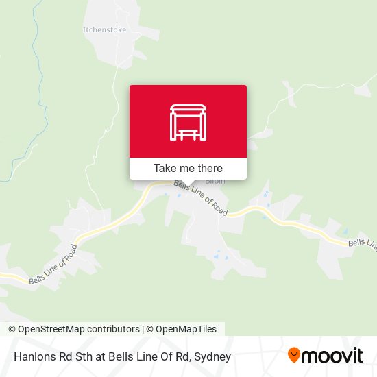 Hanlons Rd Sth at Bells Line Of Rd map