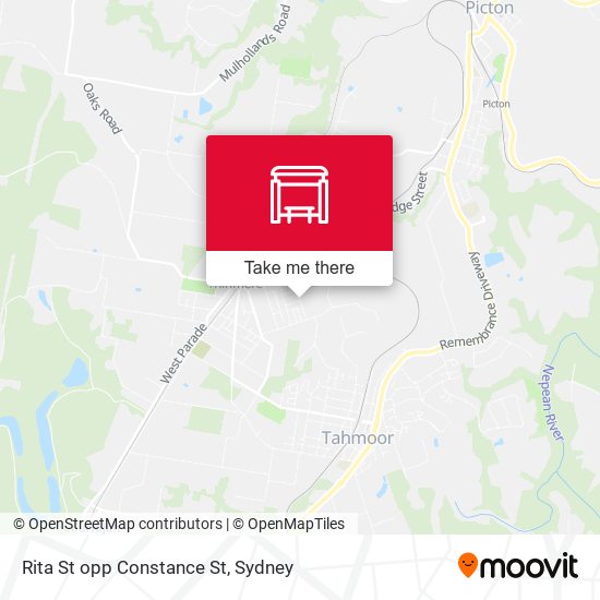 Rita St opp Constance St map