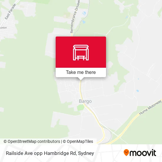 Railside Ave opp Hambridge Rd map