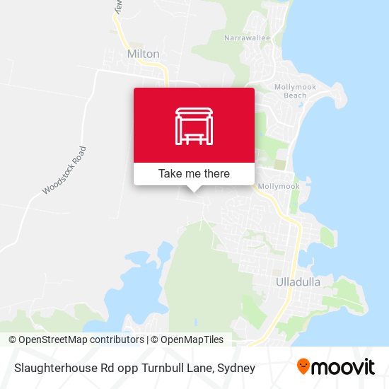 Slaughterhouse Rd opp Turnbull Lane map