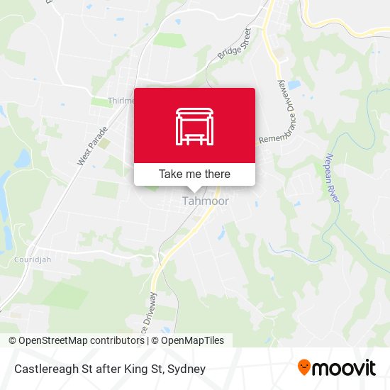 Castlereagh St after King St map