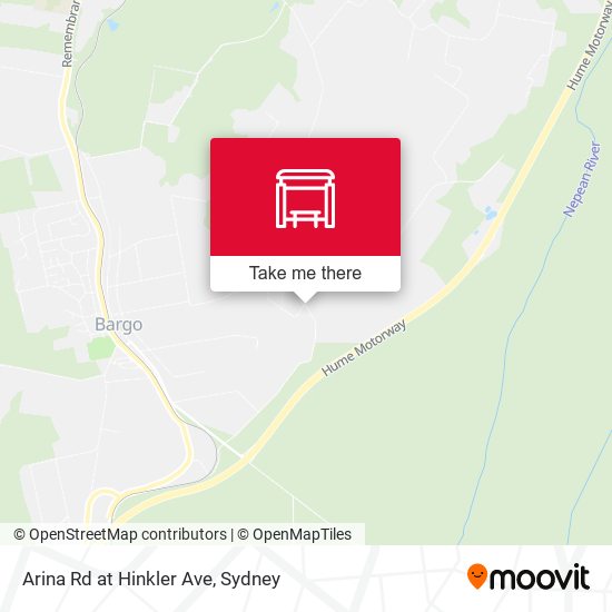 Arina Rd at Hinkler Ave map