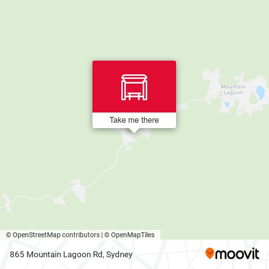 865 Mountain Lagoon Rd map