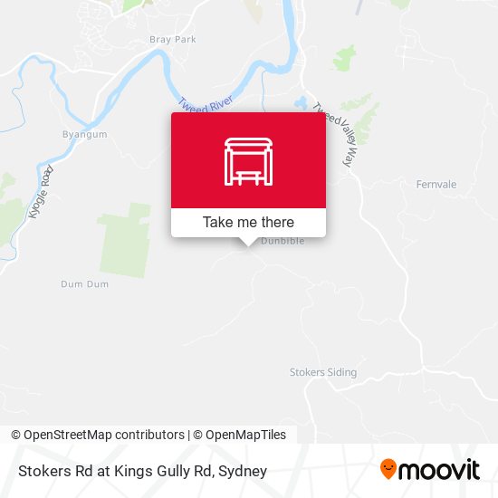 Stokers Rd at Kings Gully Rd map