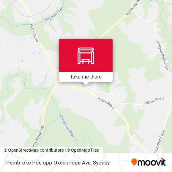 Pembroke Pde opp Oxenbridge Ave map