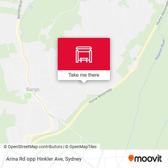 Arina Rd opp Hinkler Ave map