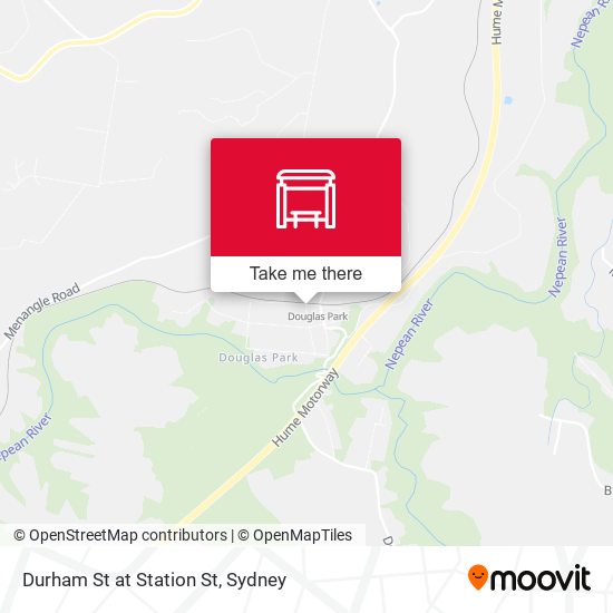 Durham St at Station St map