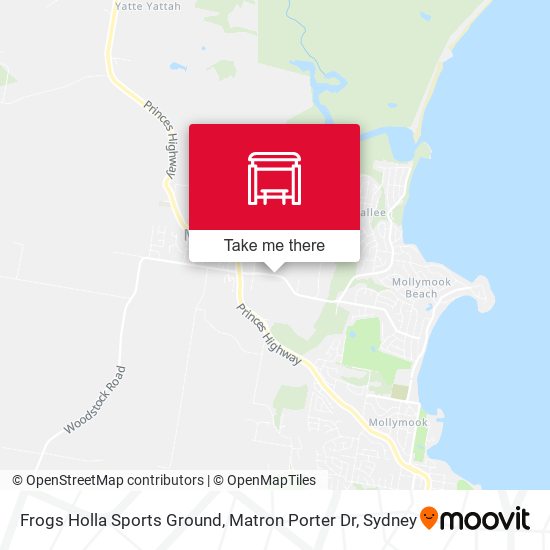 Frogs Holla Sports Ground, Matron Porter Dr map